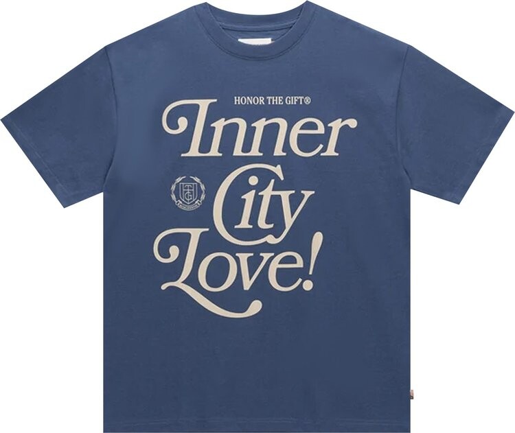 

Футболка Honor The Gift Inner City Love Short-Sleeve Tee 'Long Beach Navy', синий