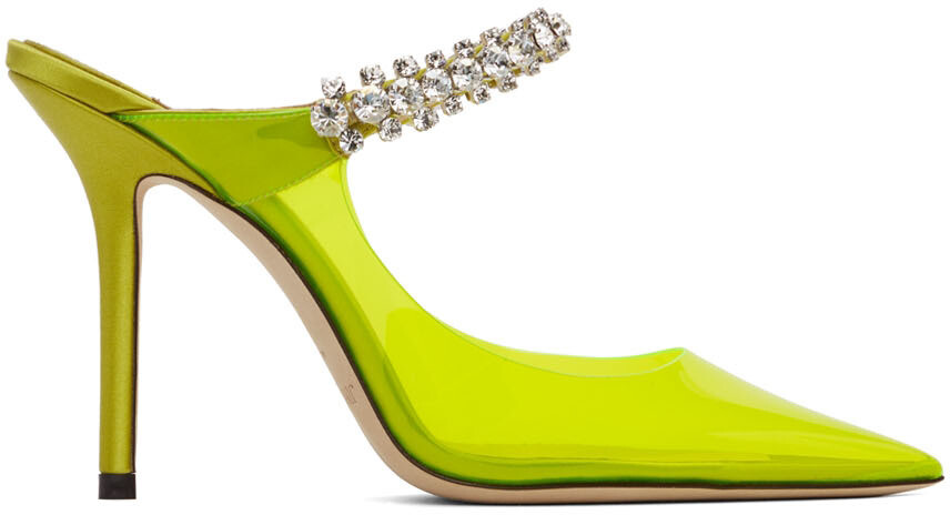 

Желтые каблуки из ПВХ Bing 100 Jimmy Choo
