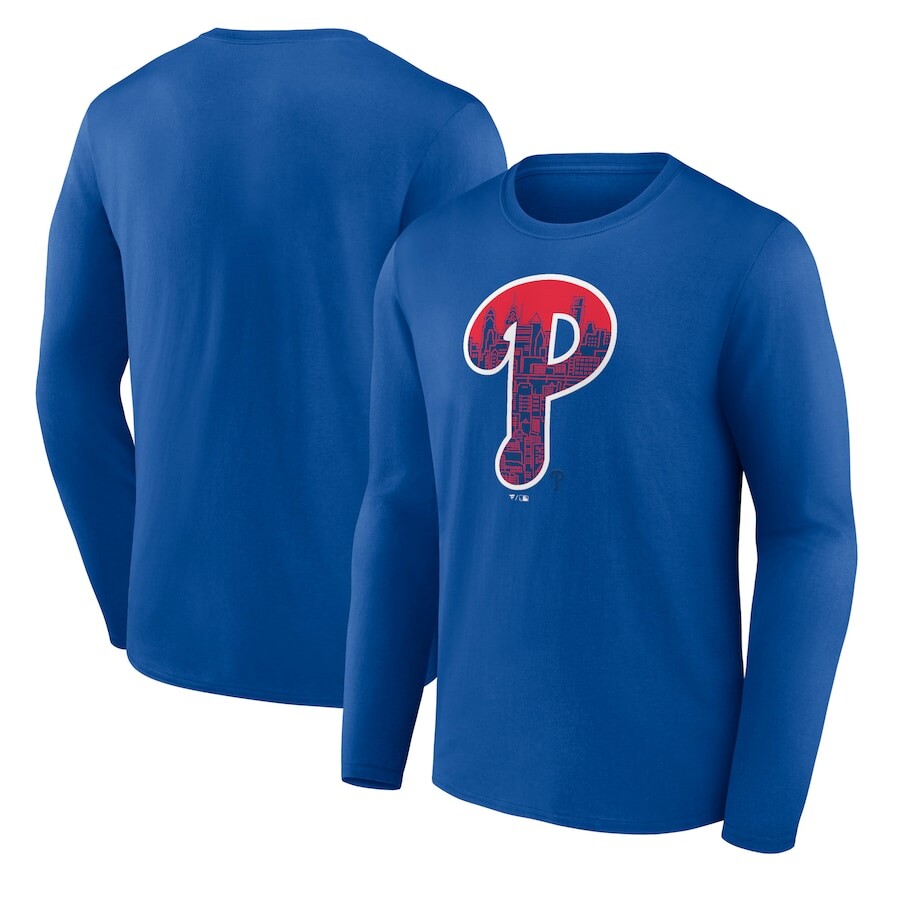 

Футболка с длинным рукавом Fanatics Branded Philadelphia Phillies, роял