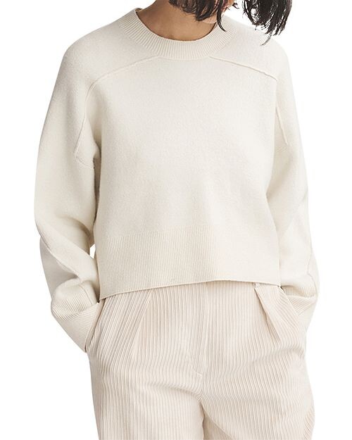 

Свитер Бриджит с круглым вырезом rag & bone, цвет Ivory/Cream