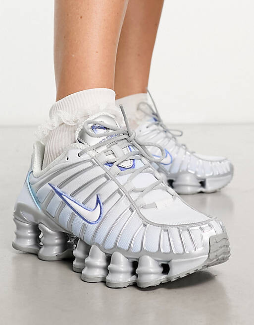 

Кроссовки унисекс Nike Shox TL в полярно-синем и серебристом цветах