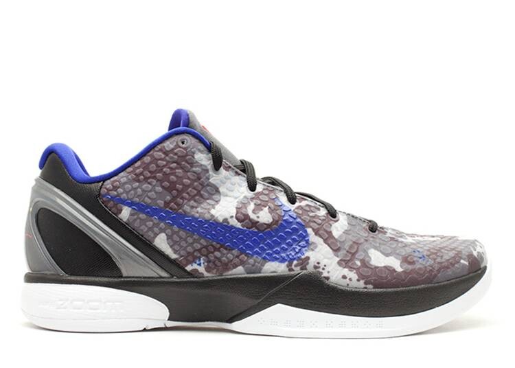 

Кроссовки Nike ZOOM KOBE 6 'GREY CAMO', разноцветный