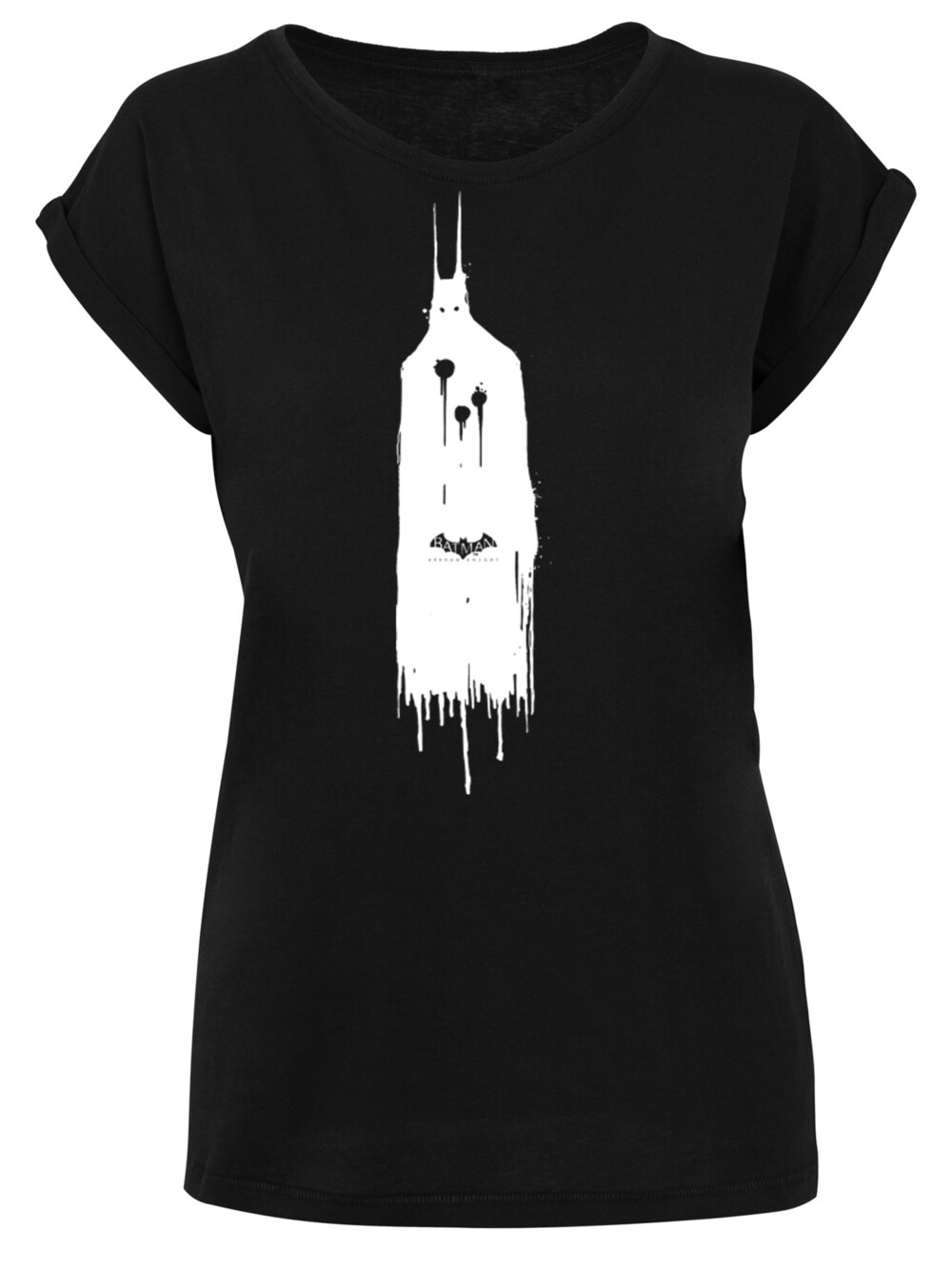 Рубашка F4Nt4Stic DC Comics Batman Arkham Knight Ghost, черный фигурка пугало arkham knight от mcfarlane toys