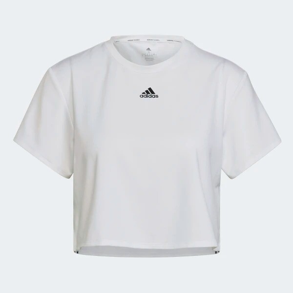 

Футболка для фитнеса Novelty adidas, белый/черный