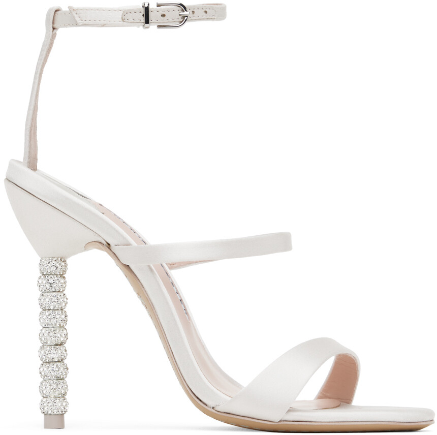

Босоножки на каблуке с кристаллами Off-White Rosalind Sophia Webster