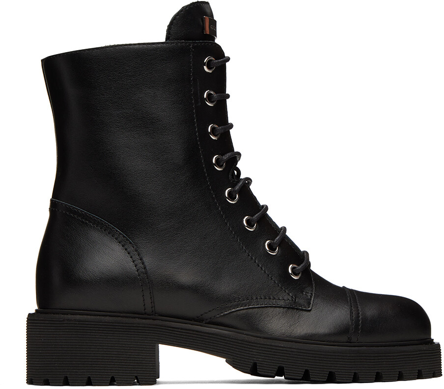

Черные сапоги Торы Giuseppe Zanotti, Черный