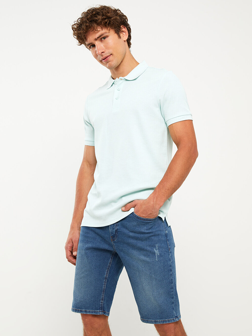 

Мужские джинсовые шорты стандартного кроя LCW Jeans, среднее индиго родео
