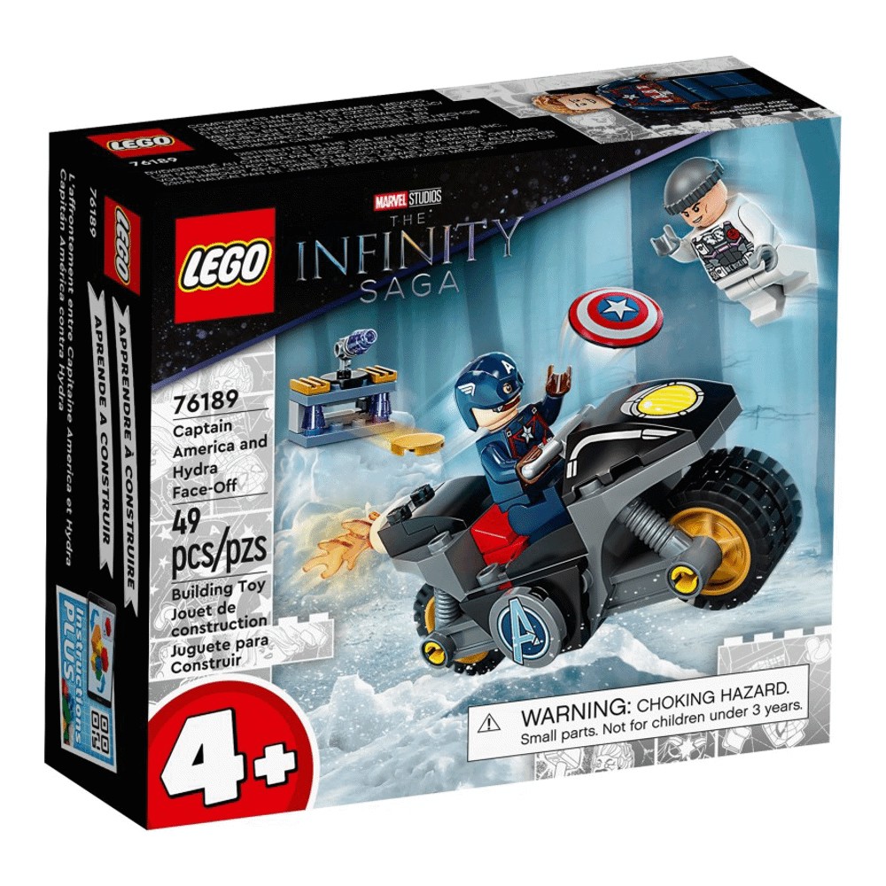 цена Конструктор LEGO Super Heroes 76189 Дуэль между капитаном Америкой и Гидрой