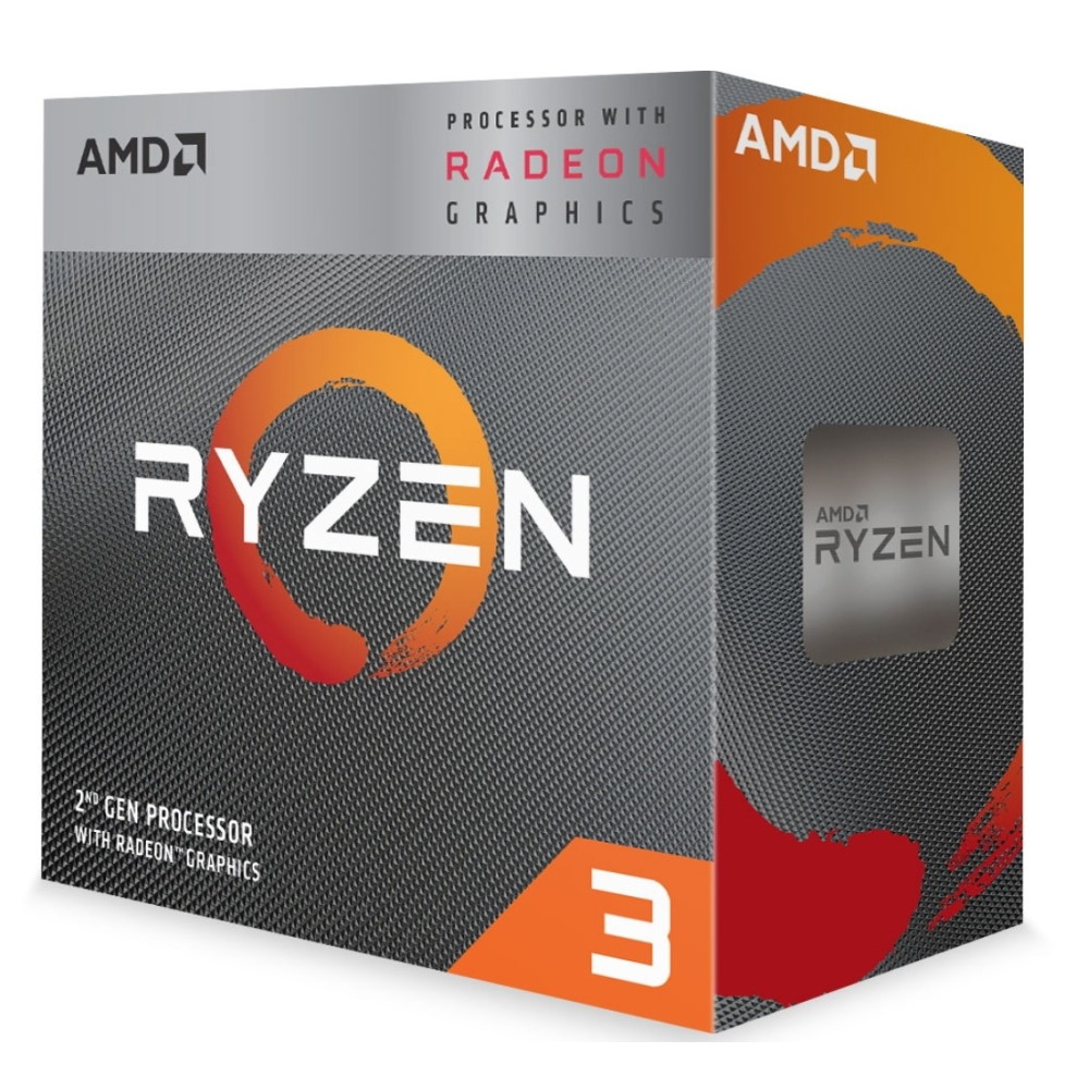 Процессор AMD Ryzen 3 3200G BOX, AM4 процессор amd ryzen 3 1200 3 1ггц turbo 3 4ггц 4 ядерный l3 8мб сокет am4 box