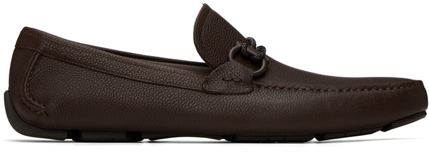 

Коричневые тапочки для водителей Ferragamo