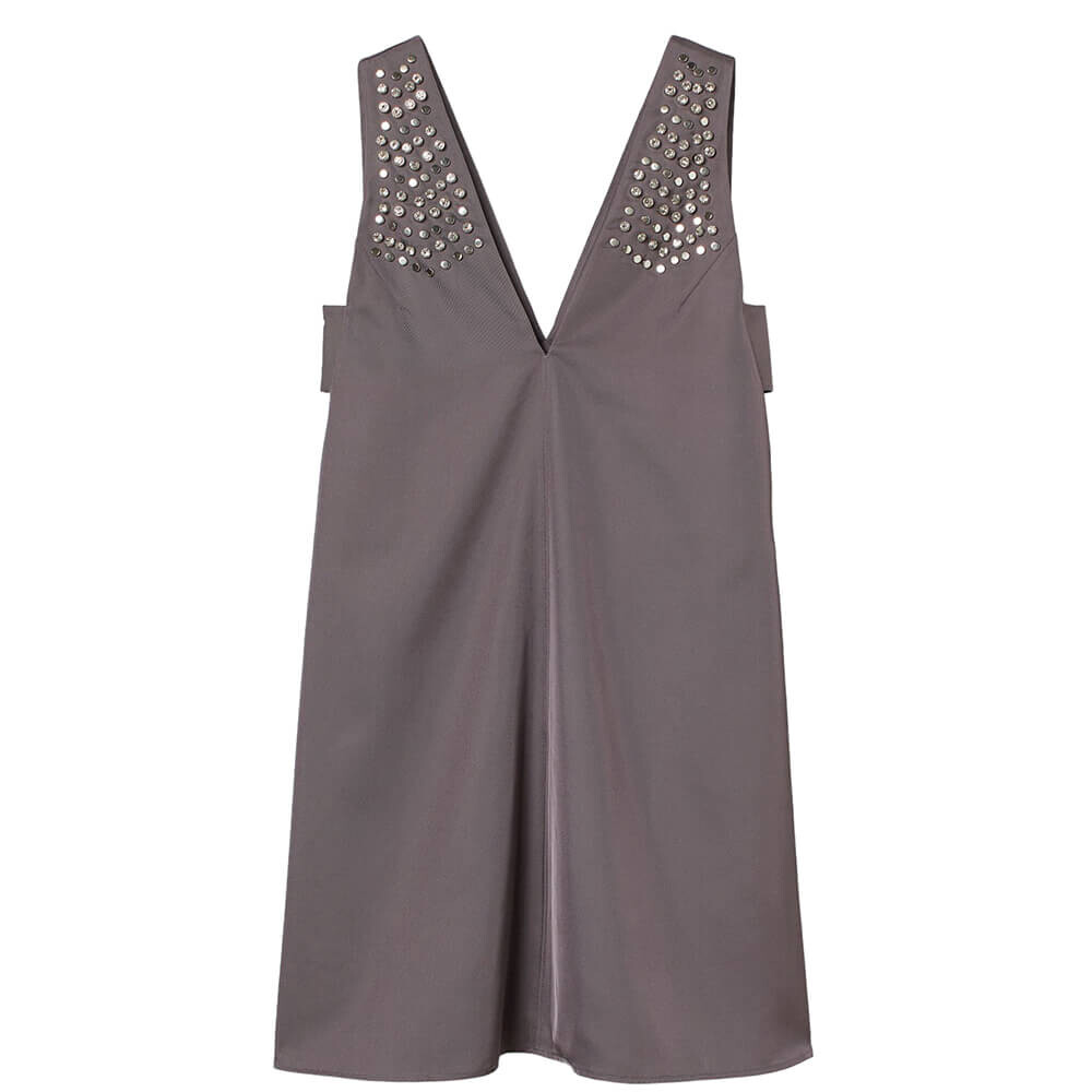 

Платье H&M V-neck, темно-серый