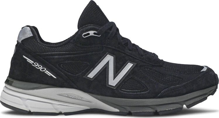 

Кроссовки New Balance 990v4 Made in USA 'Black Silver', черный