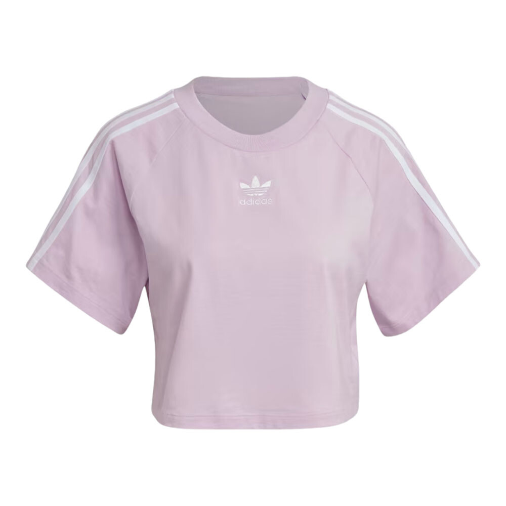

Футболка Adidas Originals 3 Stripes Short, розовый