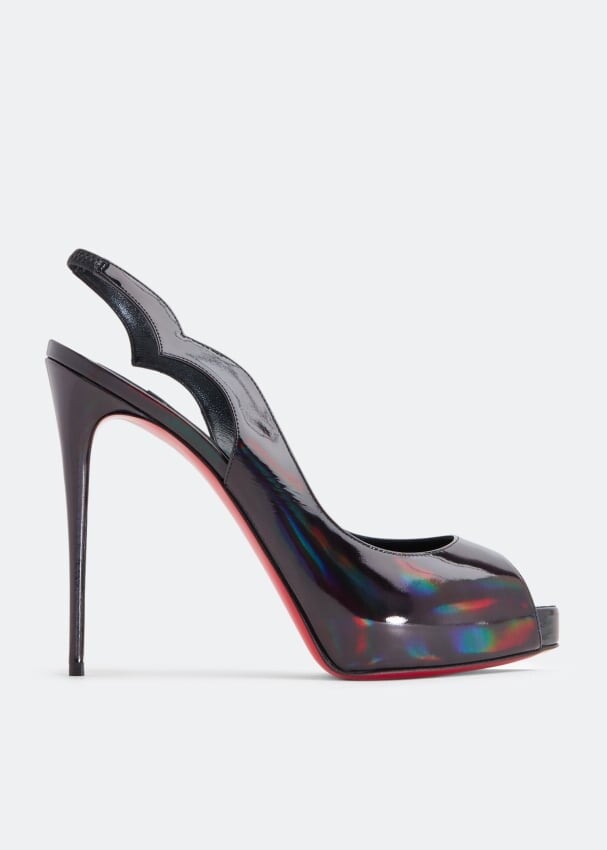 

Туфли CHRISTIAN LOUBOUTIN Hot Chick Alta sling pumps, черный