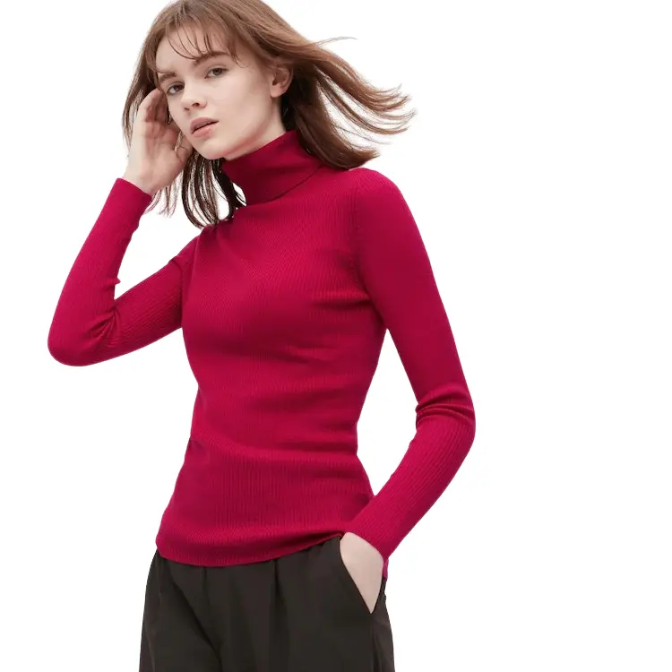 

Водолазка Uniqlo Extra Fine, розовый