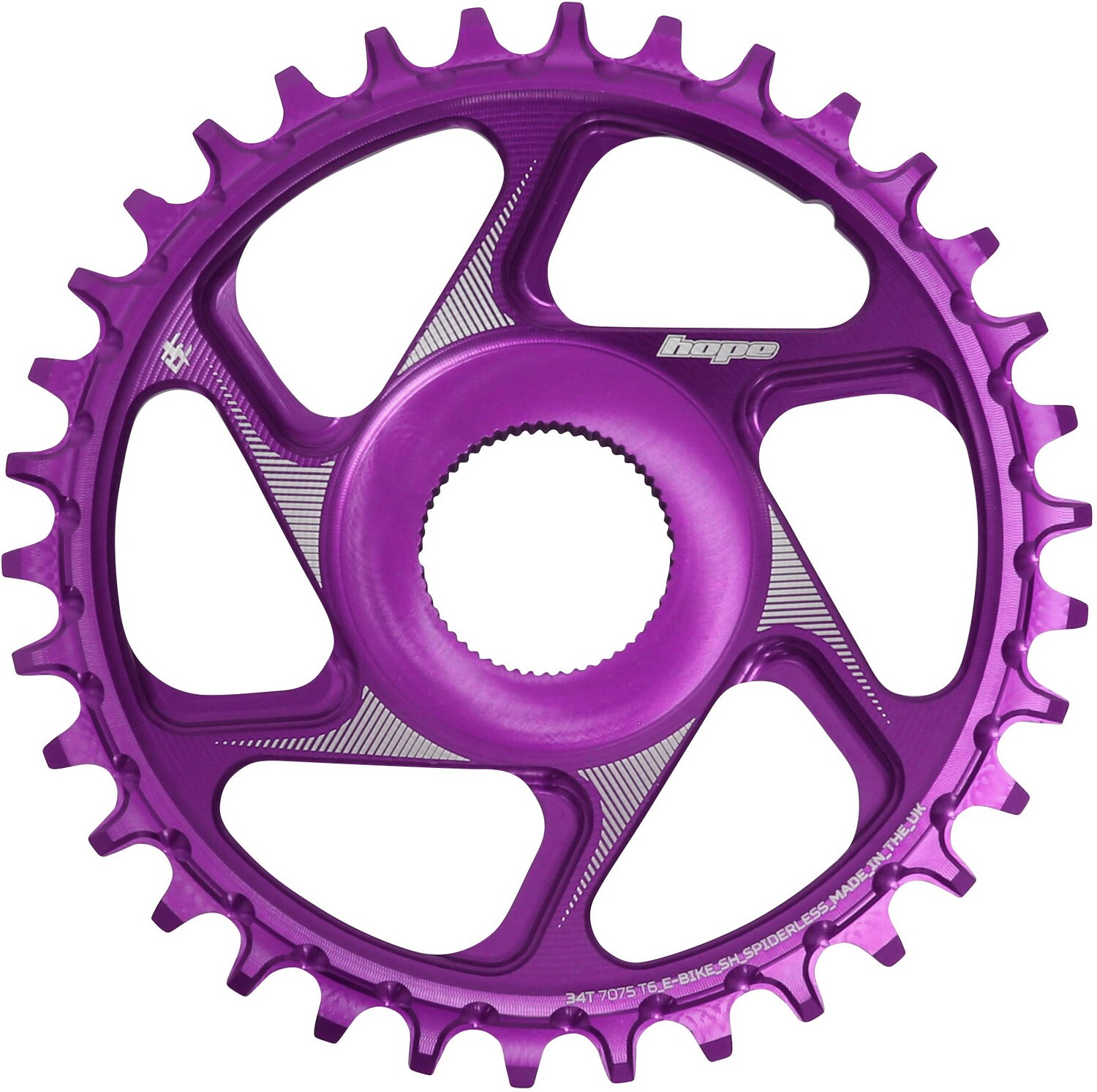 

Звездочка Shimano для электронного велосипеда Hope, фиолетовый