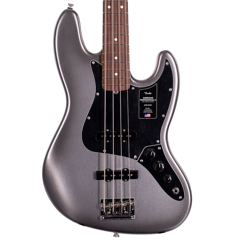 

Бас-гитара Fender American Professional II Jazz, палисандр, ртуть Jazz Bass