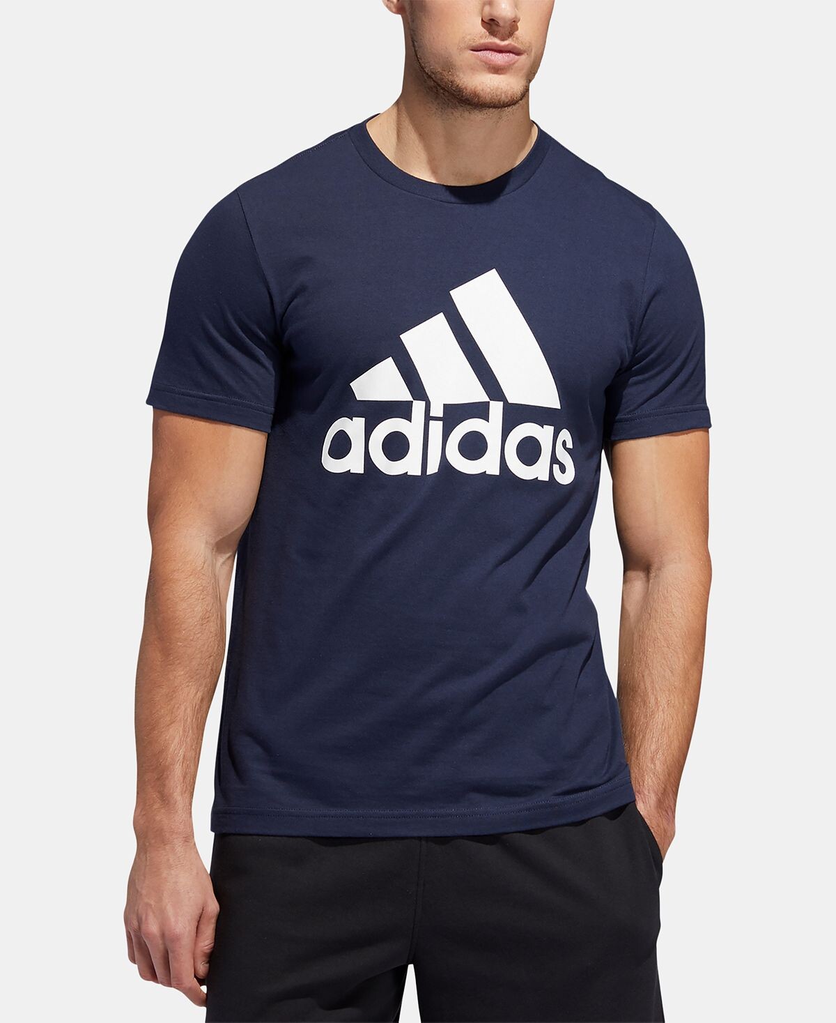 

Мужская футболка с логотипом badge of sport adidas, мульти