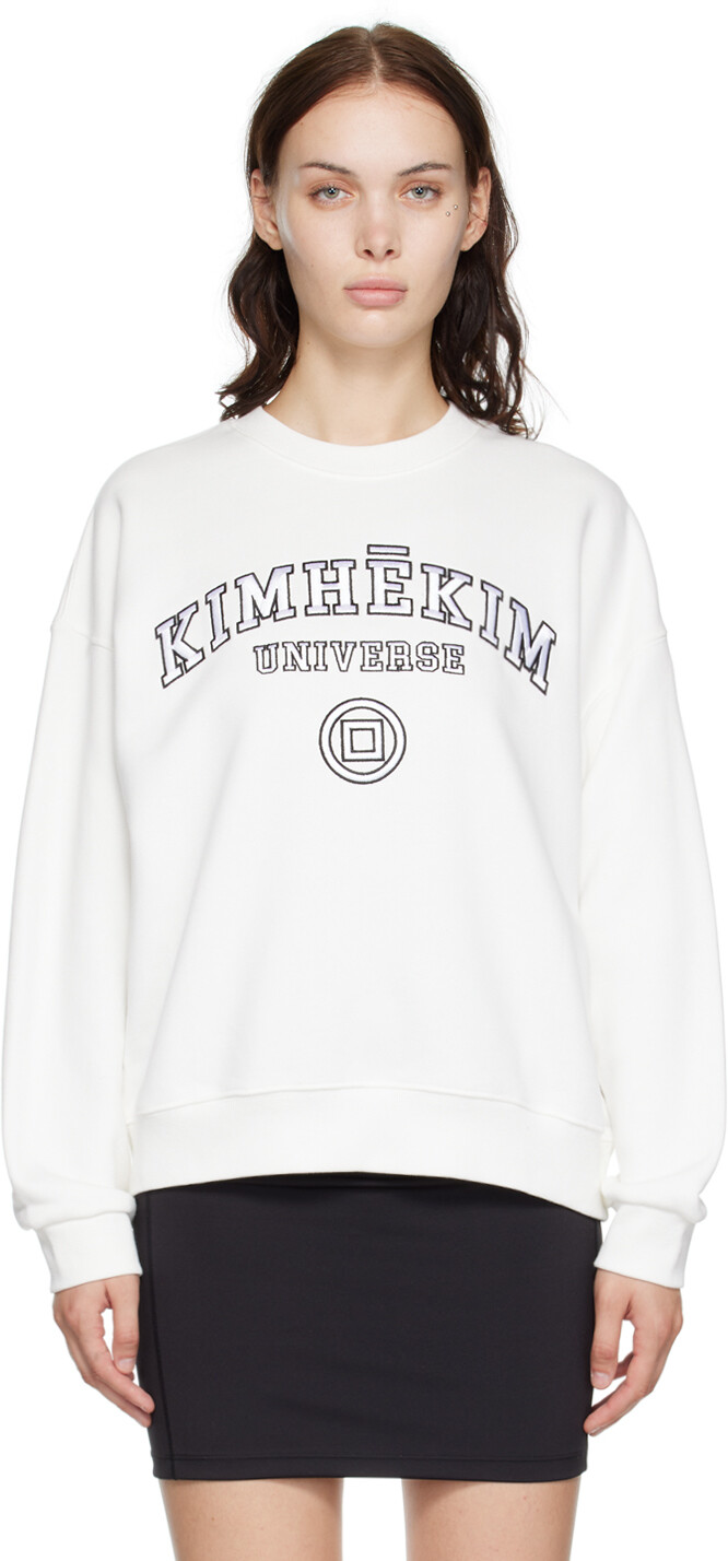 

Белая толстовка \Вселенная\"" KIMHĒKIM, Белый