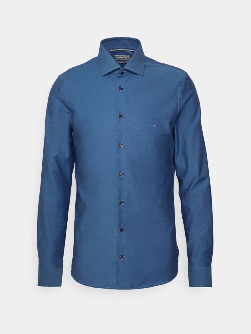 

Рубашка на пуговицах Michael Kors Faux Uni Dobby Slim Fit Elegant, синий