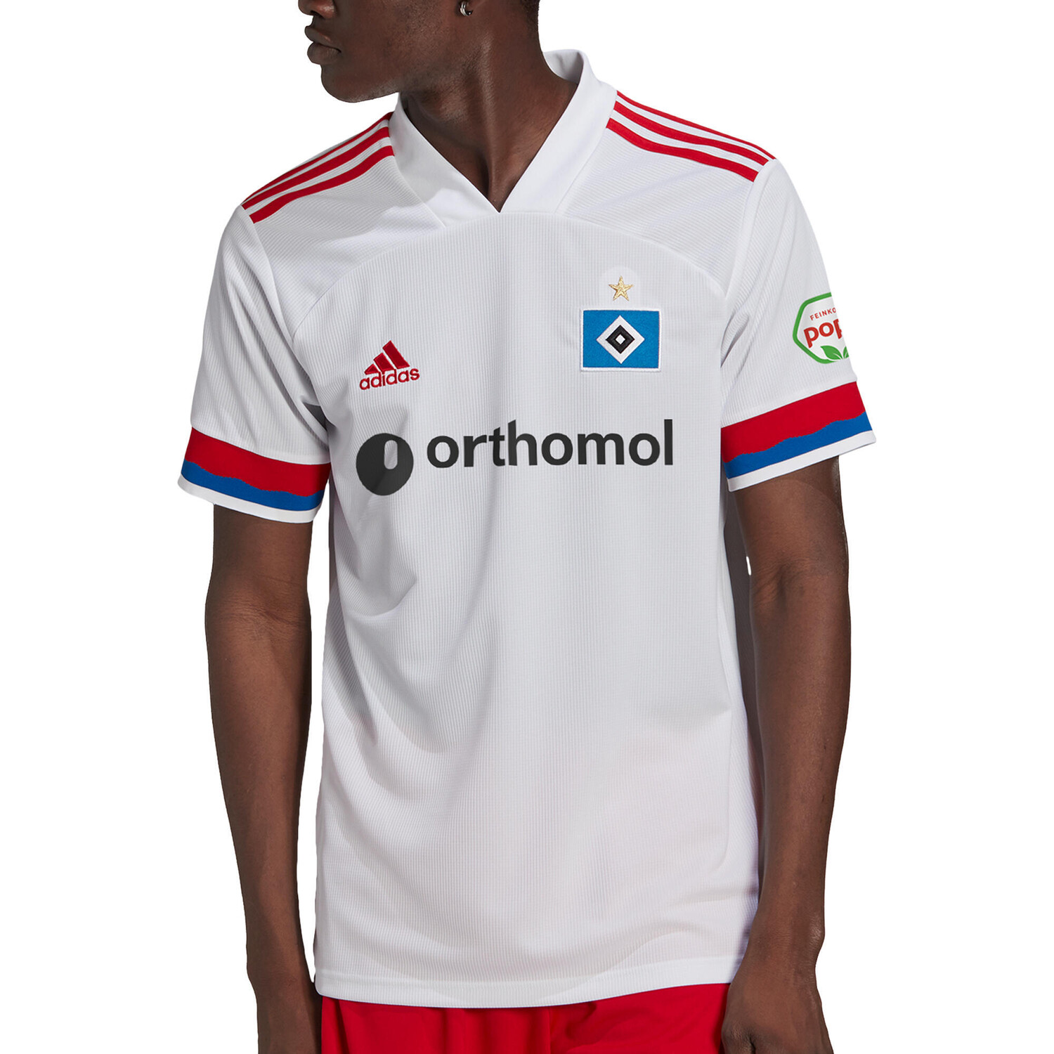 

Джерси с коротким рукавом HSV Home Jersey 2020/2021 ADIDAS, Бело-красный