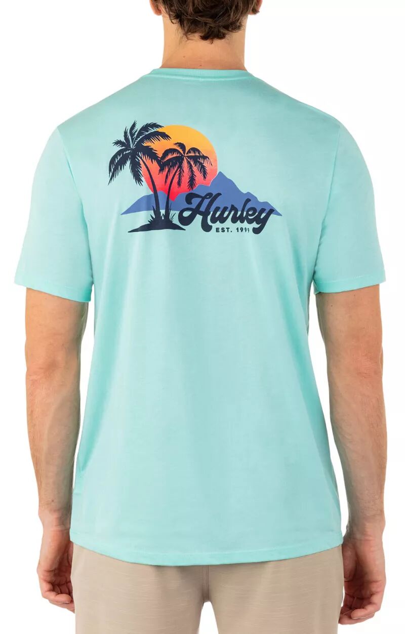 Мужская футболка Hurley с короткими рукавами на каждый день Island Time