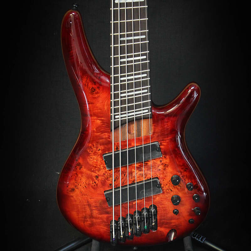 

Ibanez SRMS806 Multi-Scale 6-String Bass - Brown Topaz Burst (BTT) SRMS806 Multi-Scale 6-String Bass - (BTT)