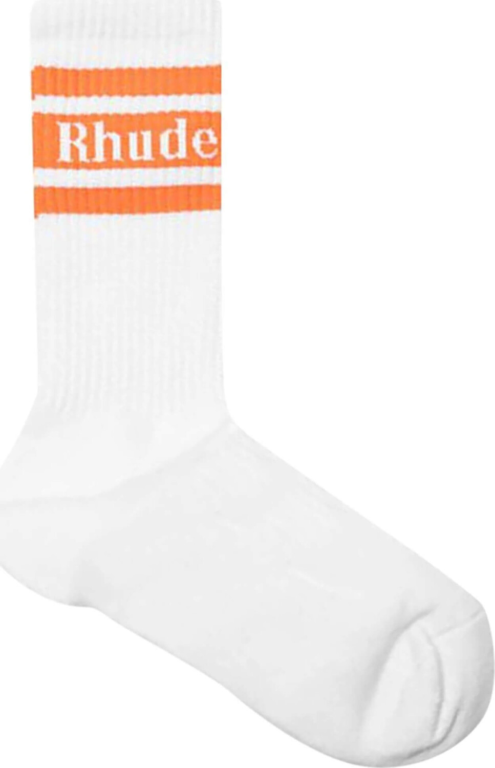 

Носки Rhude Striped Logo, белый/оранжевый
