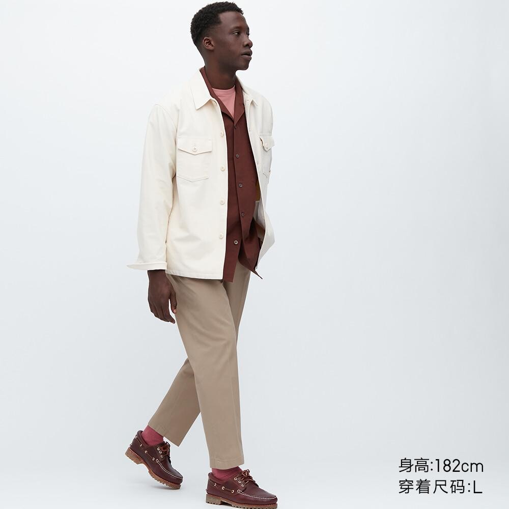 

Брюки повседневные Uniqlo, бежевый