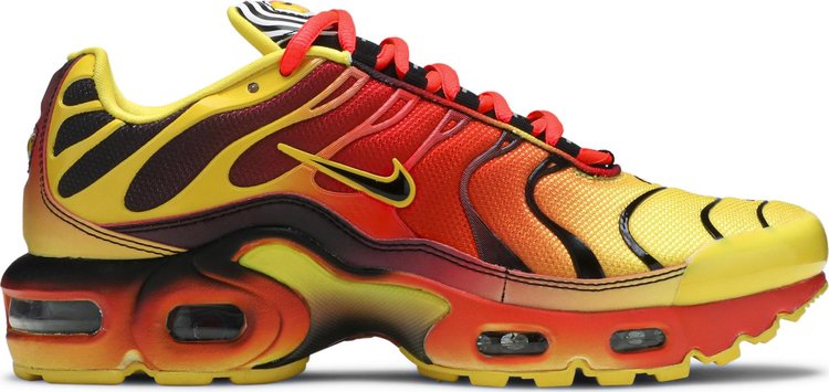 Nike air max sale plus red and yellow