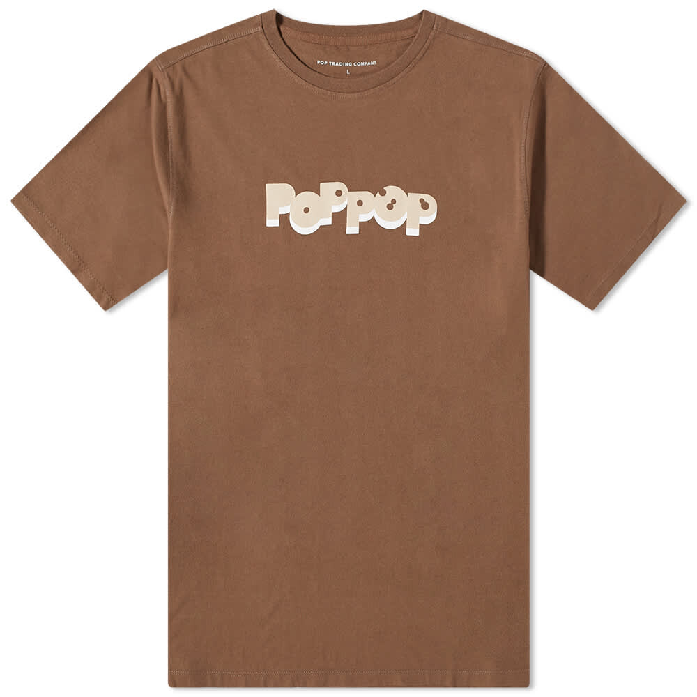 

Футболка POP Trading Company Trouble Logo Tee, Коричневый