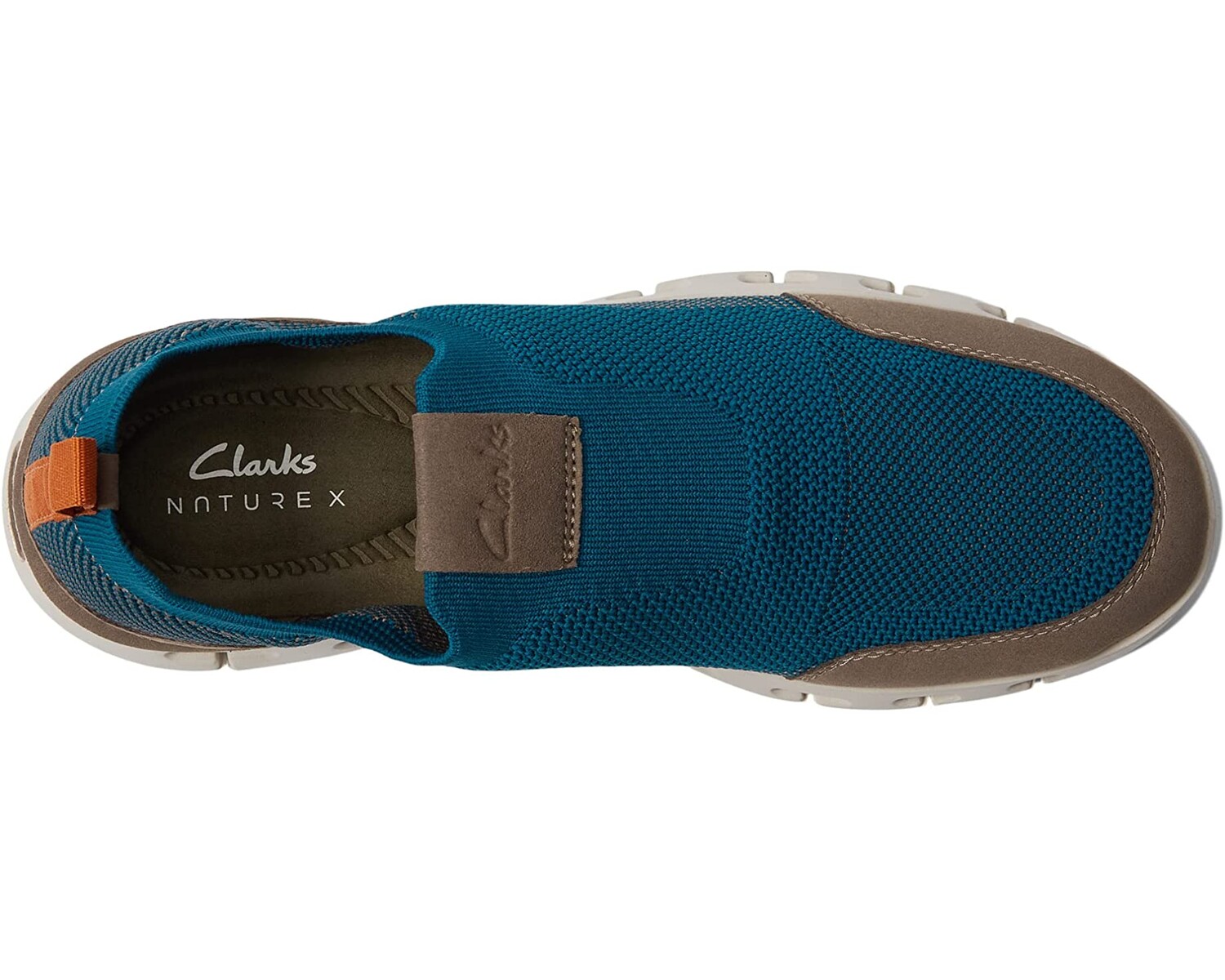 

Кроссовки Nature X Ease Clarks, бирюзовый текстиль