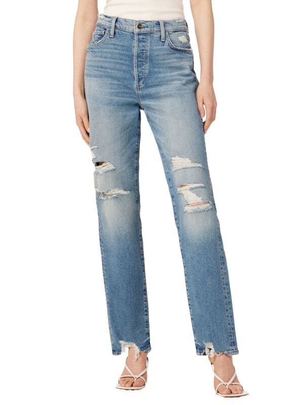 

Джинсы Прямого Кроя Joe's Jeans Niki с эффектом потертости, голубой