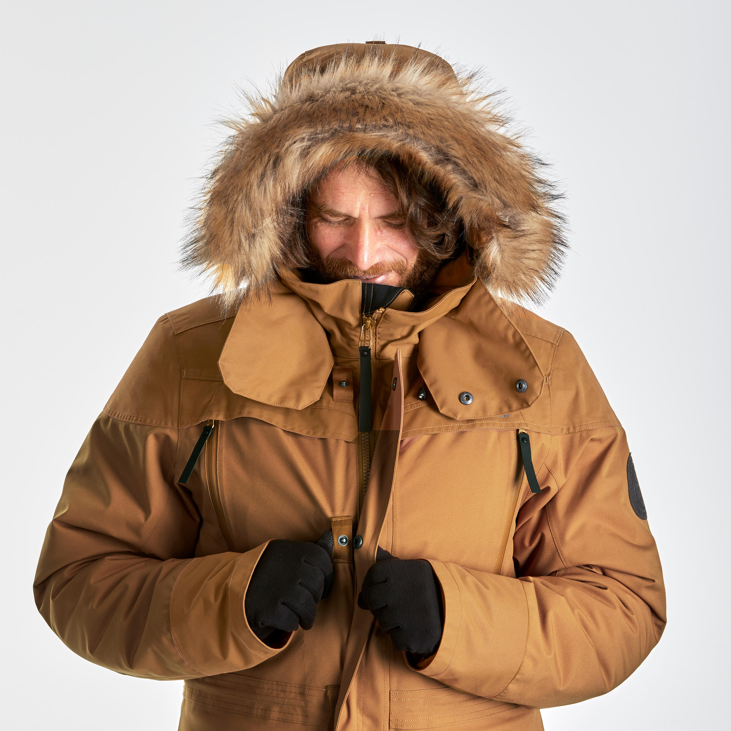 Warm u. Quechua sh500 u-warm куртка. Парка непромокаемая мужская.