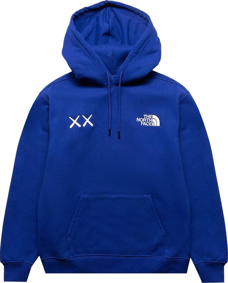 Худи The North Face x KAWS Pullover Hoodie 'Bolt Blue', синий - фото