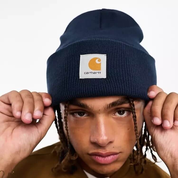 

Шапка Carhartt WIP, темно-синий