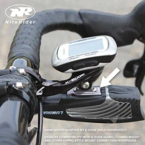 

Переднее освещение Nite Rider Lumina 1200 boost NITERIDER, черный / черный / серый