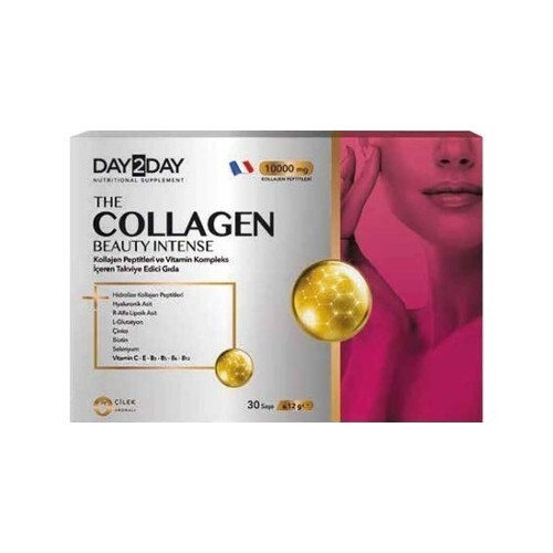 

Коллаген Orzax Day 2 Day The Collagen Beauty Intense Strawberry Flavour, 30 пакетиков