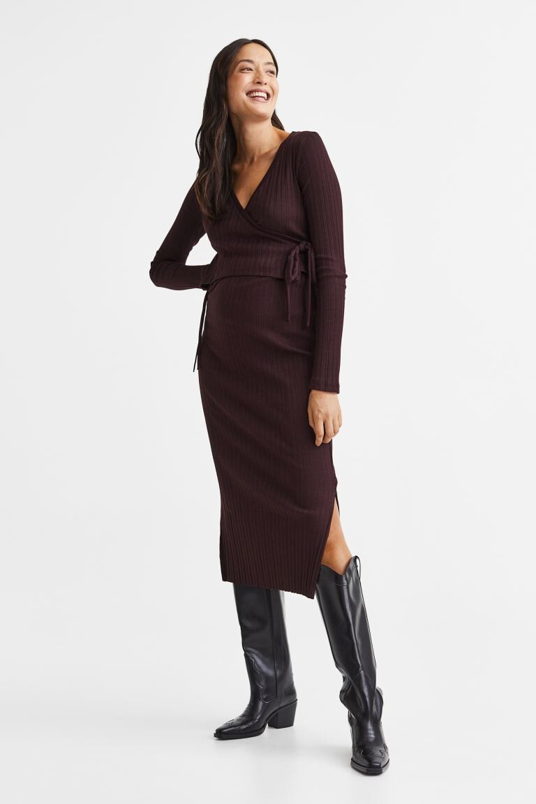 

МАМА Комплект из 2-х частей с топом и юбкой H&M, темно-красный
