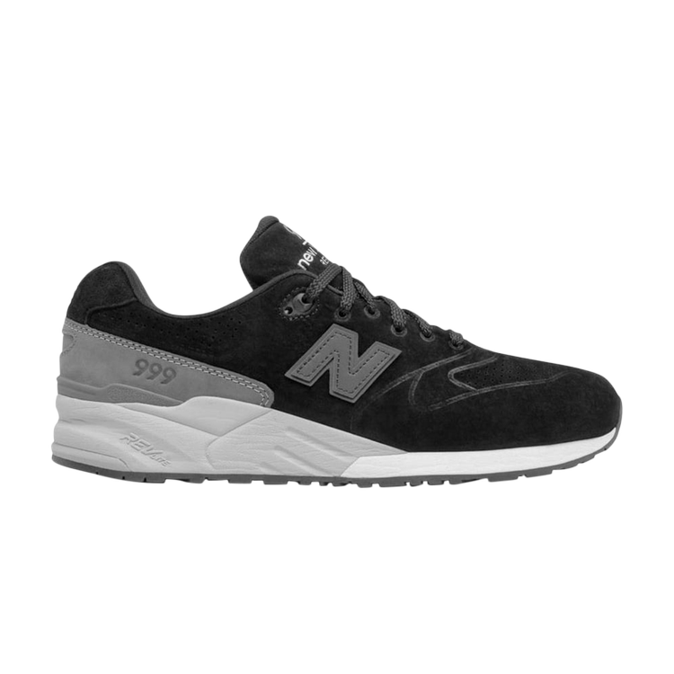 Лимитированные кроссовки New Balance 999 'Black Grey', черный - фото