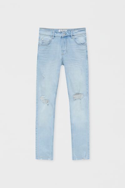 

Рваные джинсы-морковки PULL&BEAR