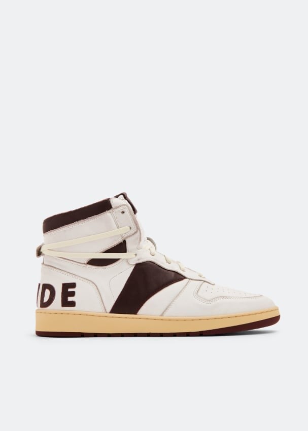 

Кроссовки RHUDE Rhecess high top sneakers, белый