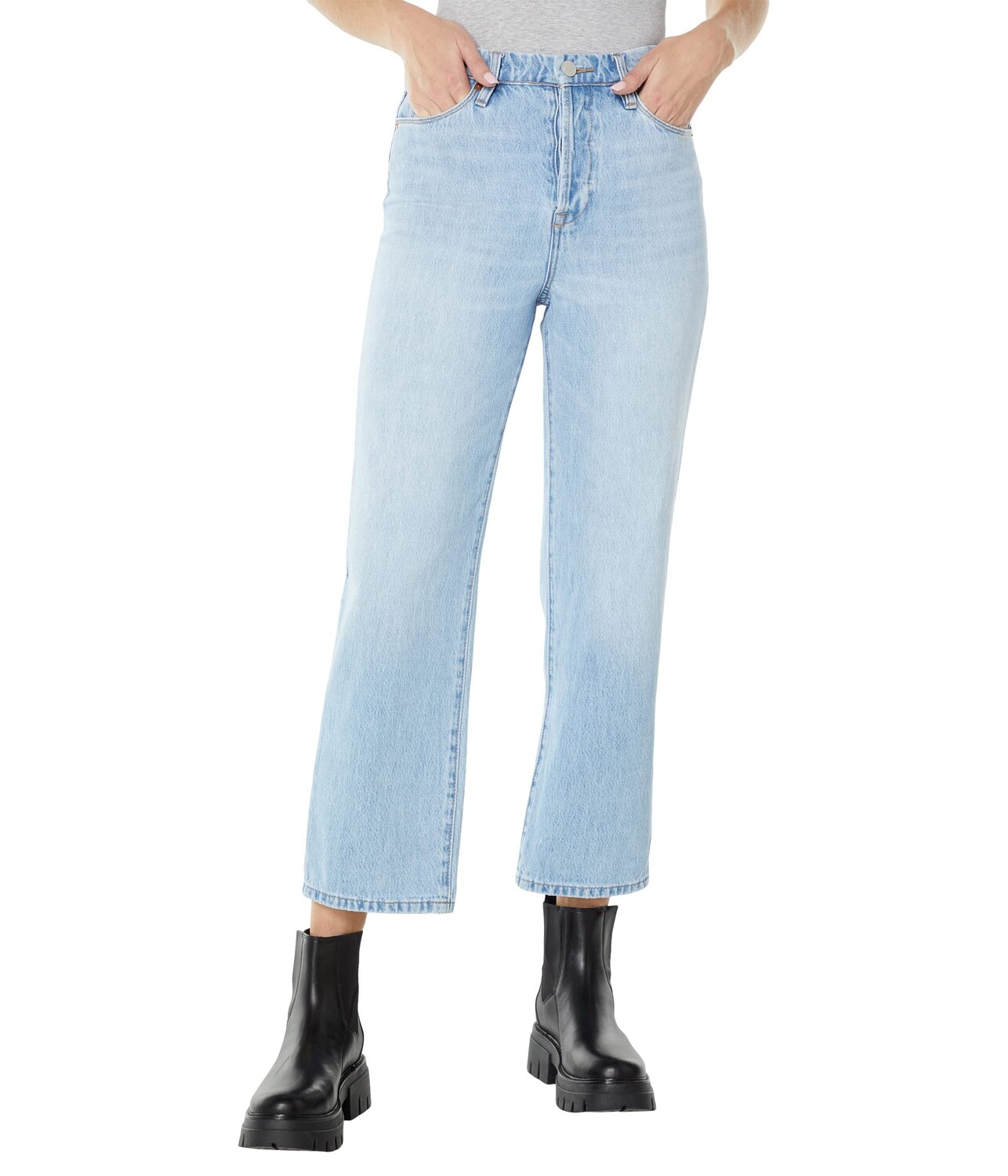 

Джинсы Blank NYC, The Baxter Straight Leg Five-Pocket Denim Jeans in Steal The Show