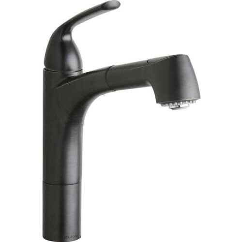 

Смеситель для кухни Elkay Lkgt1041 Gourmet 1.75 GPM с одним отверстием, бронзовый