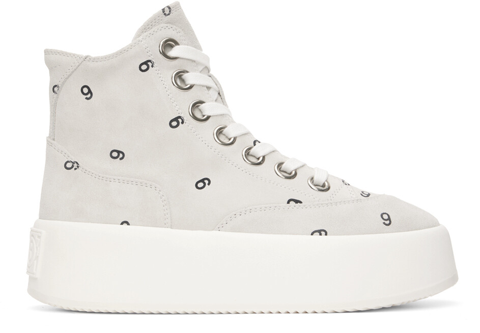 

Высокие кроссовки Off-White на платформе 6 MM6 Maison Margiela