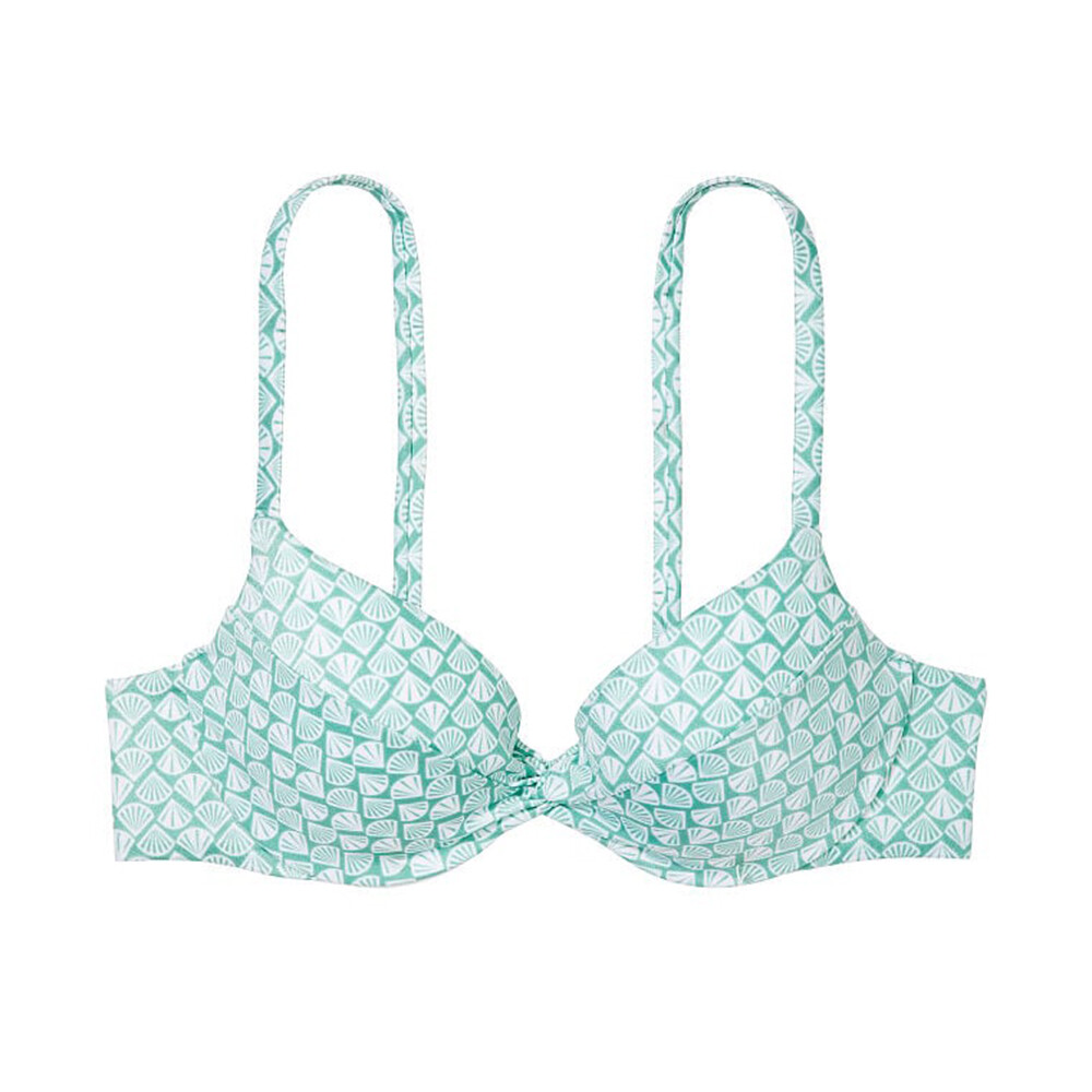 

Верх от купальника Victoria's Secret Swim Mix-and-Match Twist Removable Push-Up Bikini, зелёный