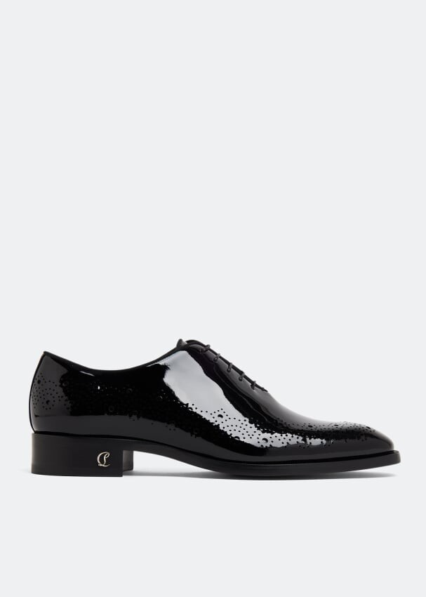 

Оксфорды CHRISTIAN LOUBOUTIN Corteobello lace-up shoes, черный