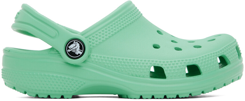 

Детские зеленые классические сабо Crocs