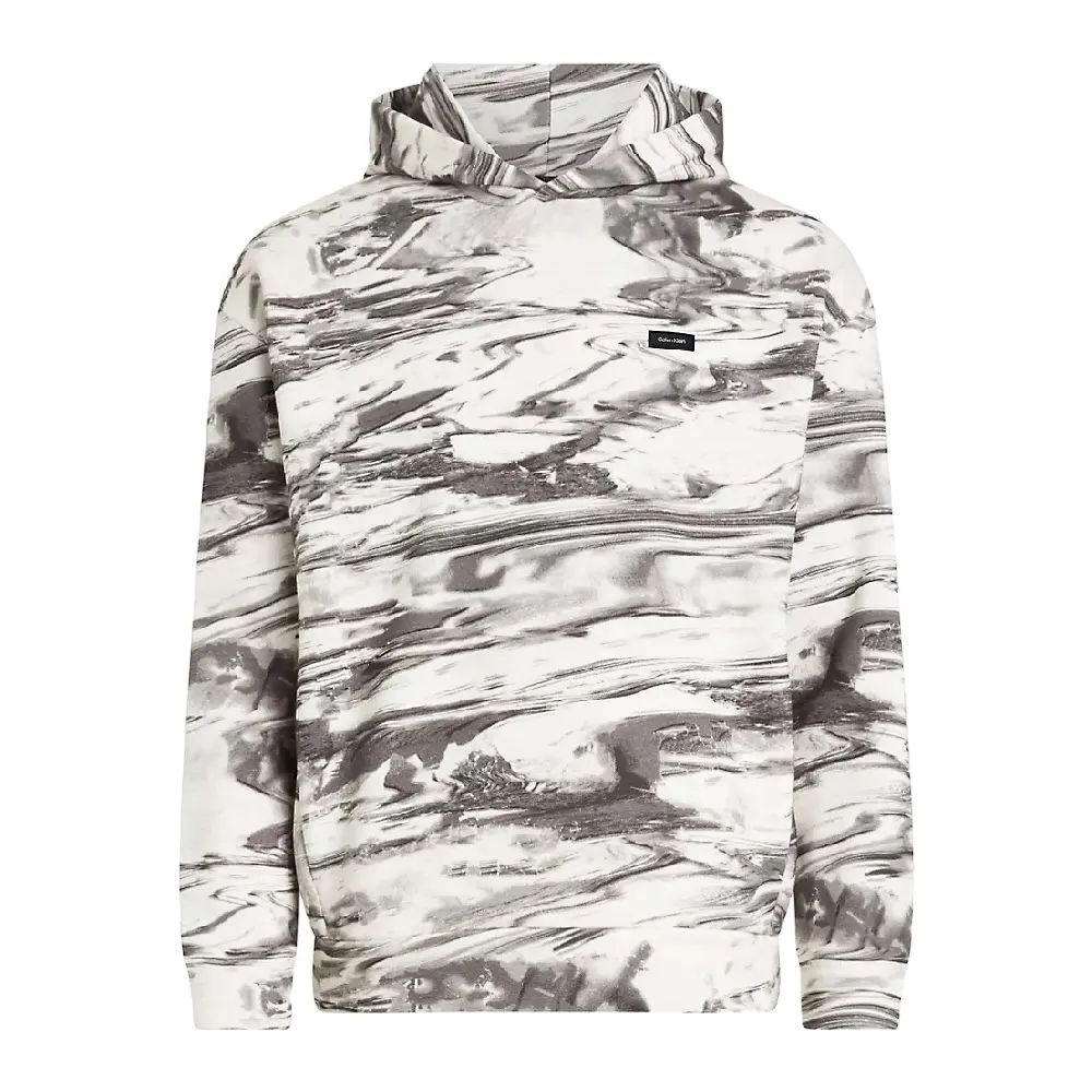 

Толстовка Calvin Klein Marble Graphic, серый