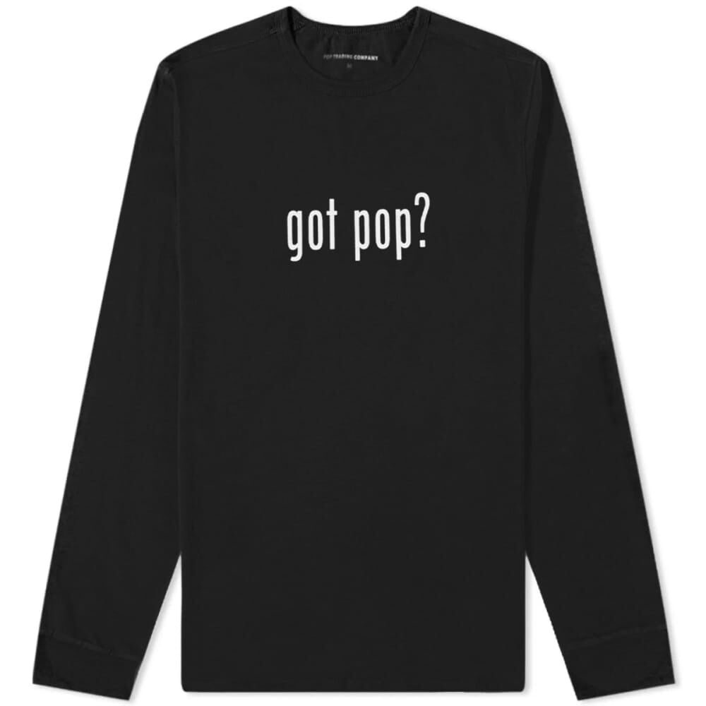 

Футболка Pop Trading Company Long Sleeve Got POP Tee, Серый